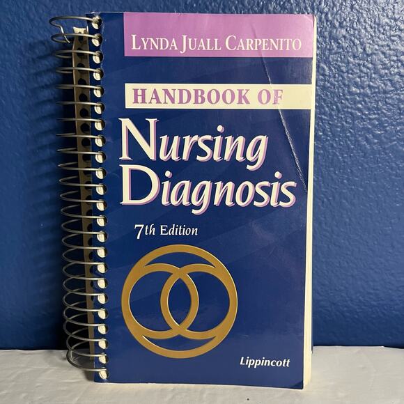 Handbook of Nursing Diagnosis 7th Sprl Edition Book - by Lynda Juall Carpenito - Picture 1 of 8